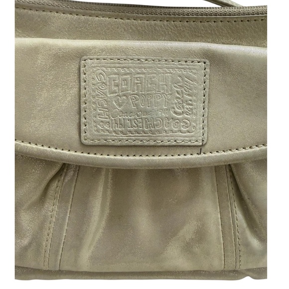 Coach Poppy Cream Tone with Shimmer Crossbody Bag - Picture 3 of 9